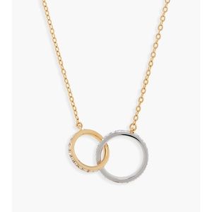 Infinity circle necklace